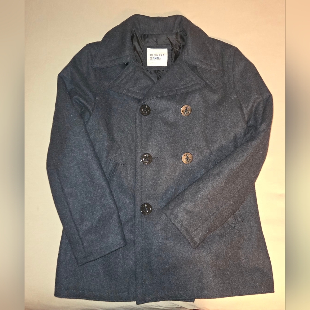 Men's Double Breasted Peacoat